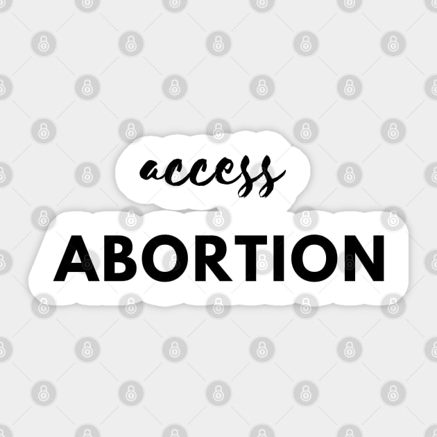 Abortion rights Sticker by Atom139